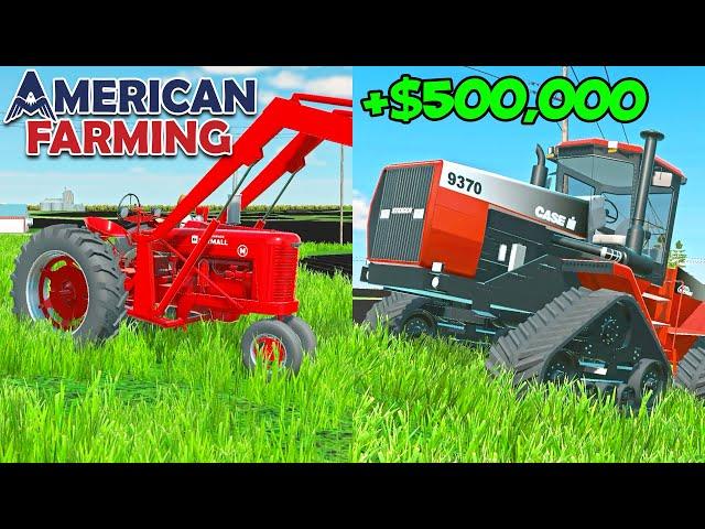 STARTING with NO MONEY and A TRACTOR! | American Farming