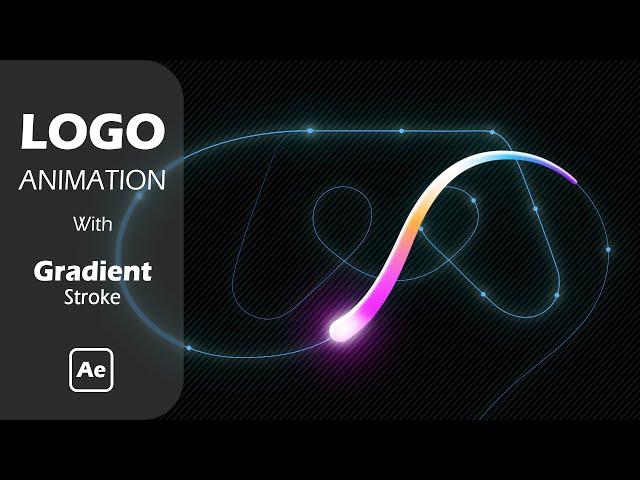 After Effects Tutorial | Pro Logo Animation with Gradient Stroke