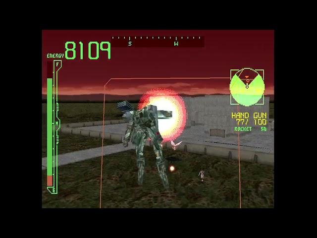 Armored Core: Project Phantasma (PS1, 1997) w/ Mouse Injector Hack Gameplay