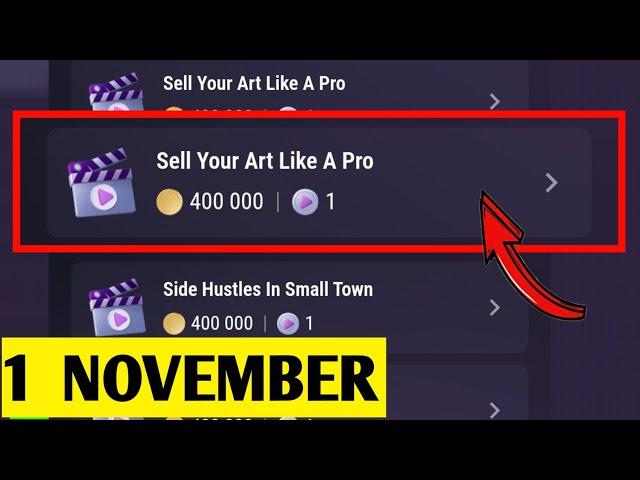 Sell Your Art Like  Pro | TapSwap Video Code | 1 November TapSwap Youtube Video Code