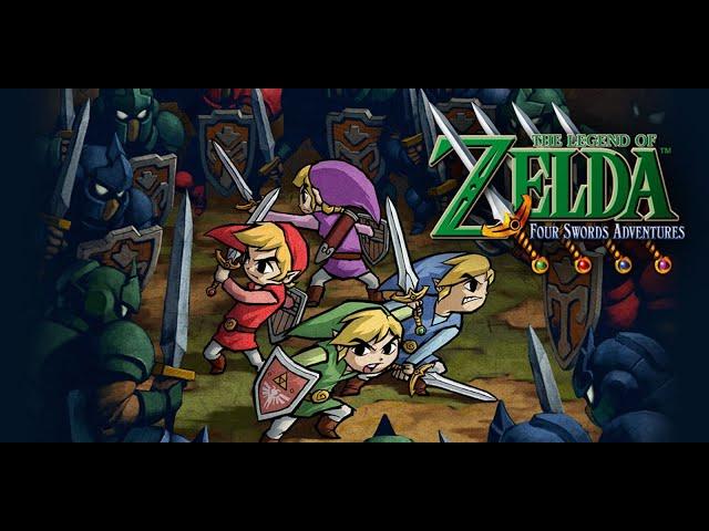 starting a new Legend of Zelda game! Four Swords Adventures (GameCube)