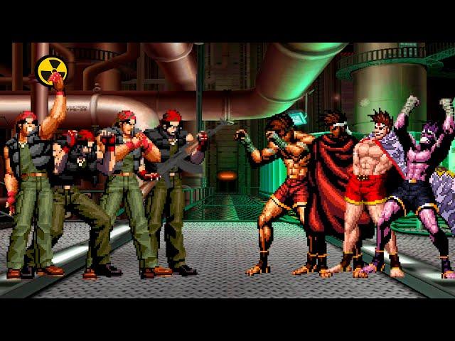 [KOF Mugen] Ralf Jones Team vs Joe Higashi Team