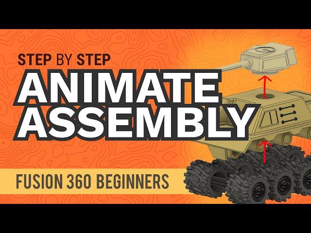 How to use the Fusion 360 Animation Workspace - Learn Autodesk Fusion 360 in 30 Days: Day #30