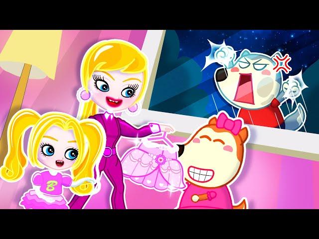 Lucy Was Adopted by BARBIE Family! Kids Stories About Wolfoo's Family Wolfoo Kids Cartoon