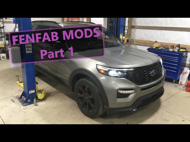 Adam's Explorer ST Gets FENFAB Parts! (Part 1 - Downpipes and Diff Brace w/ Thermal Exhaust)