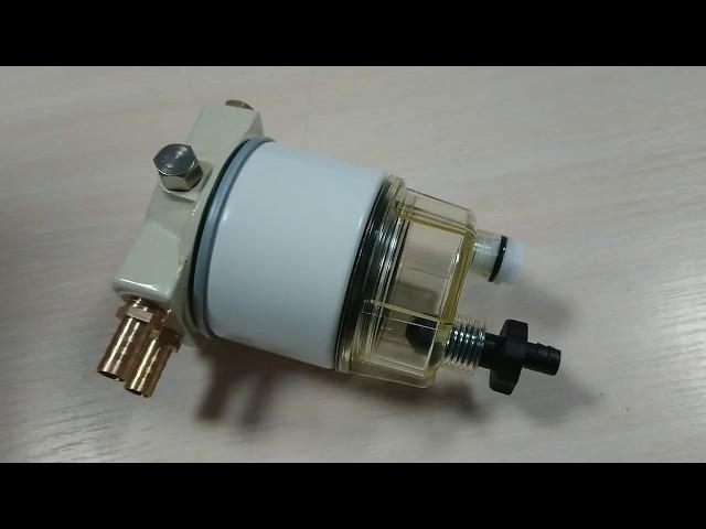 PARKER RACOR R120A Fuel filter, water separator, assembly. Фильтр топливный, сепаратор в сборе