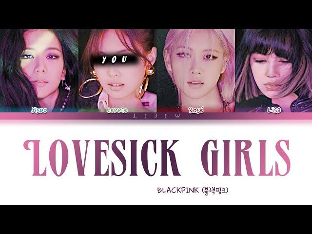 BLACKPINK || Lovesick Girls but you are Jennie (Color Coded Lyrics Karaoke)