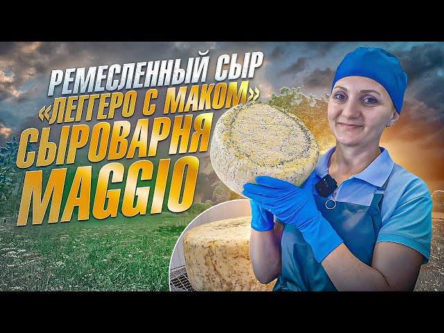 Как делается сыр "Леггеро с маком" на двух полтинниках Maggio / Ремесленная  "Сыроварня Елисеевых"