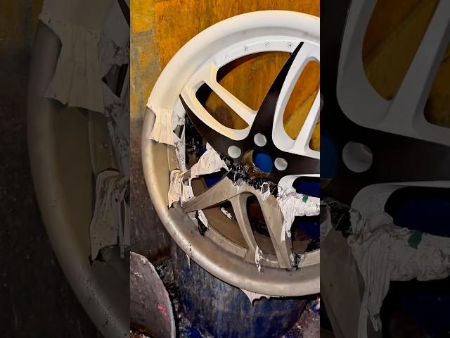 How to Remove Powder Coat from Wheels #powdercoating r