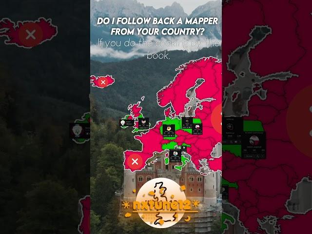 do i follow back a mapper from your country? #nxtune12 #mappers #maps #europe #mapper