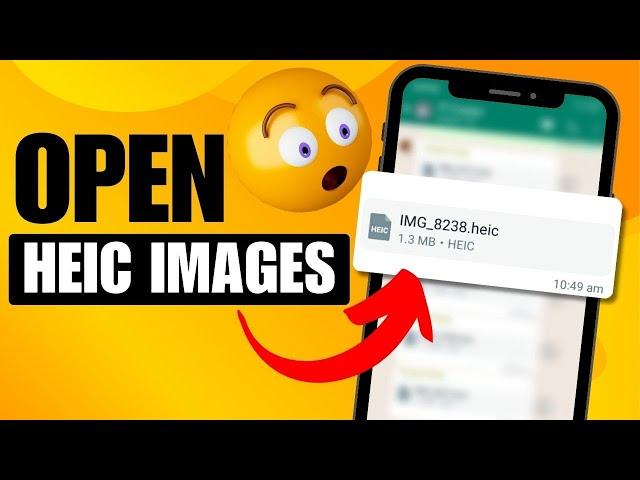 How to open heic images - EASY!! How to view heic photos on Android | HEIC to jpeg