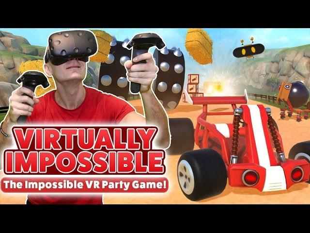 Virtually Impossible VR Gameplay on HTC Vive - Challenging Mini-Game VR Party Experience!