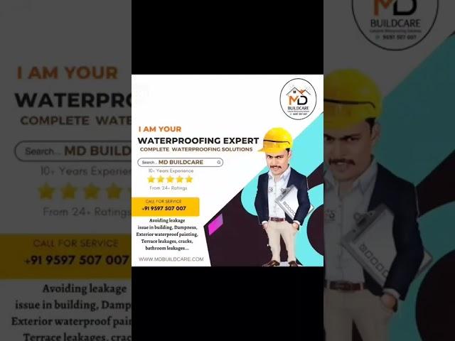 waterproofing solutions from MD BUILDCARE call us 9597 507 007