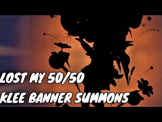 Lost my 50/50 on Klee's banner | My Worst Summons (Genshin Impact)