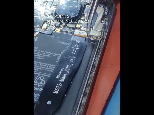 EDL POINTS OR TEST POINTS IN REDMI NOTE 9 PRO MAX #tech #technical #technology