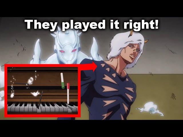 They Animated the Piano Correctly!? (Jojo Weather Report)