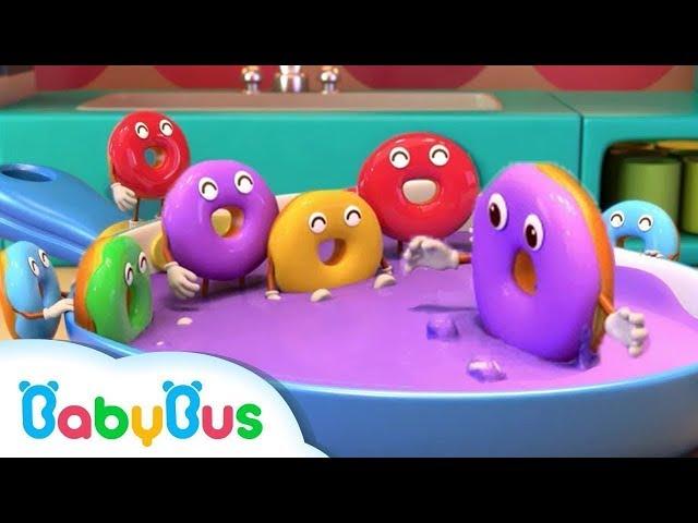 Learn Colors with Donuts | Kids Kitchen | Nursery Rhymes | Spanish Baby Songs | BabyBus