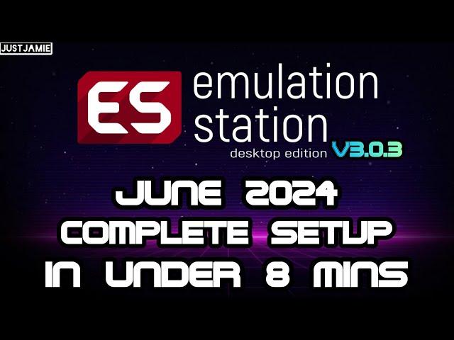 EmulationStation DE V3.0.3  Quick Setup Guide 2024 #emulationstation #emulator #frontend