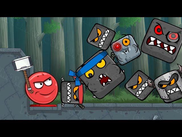 Red Ball 4 Animation | Red Ball Hero Come Back Fight All Bosses