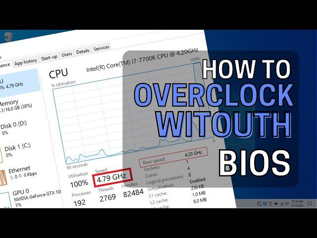 How to OVERCLOCK Your CPU Without Using BIOS!!! [Super Simple]