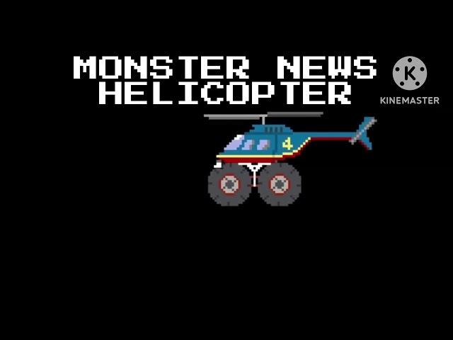 Monster News Helicopter