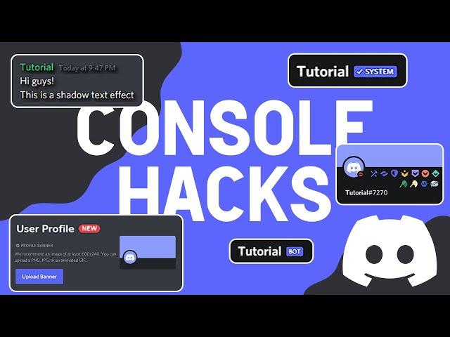 Top 8 BEST Discord FUN Console Hacks (2021)