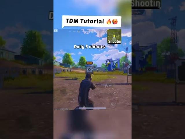 TDM Tutorial ( Jiggle + crosshair ) Tips And Tricks  #shorts #pubgmobile #bgmi #tipsandtricks