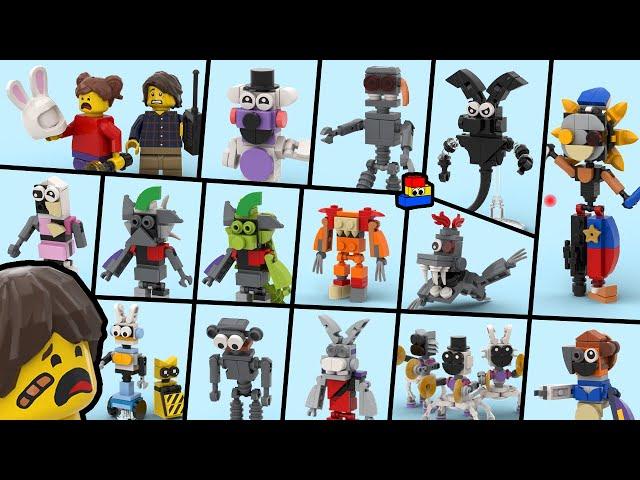 FNAF Security Breach Ruin: How to make LEGO minifigures of every character