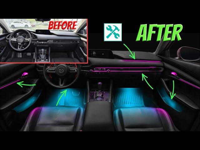 Mazda | How To install AMBIENT led LIGHT?  