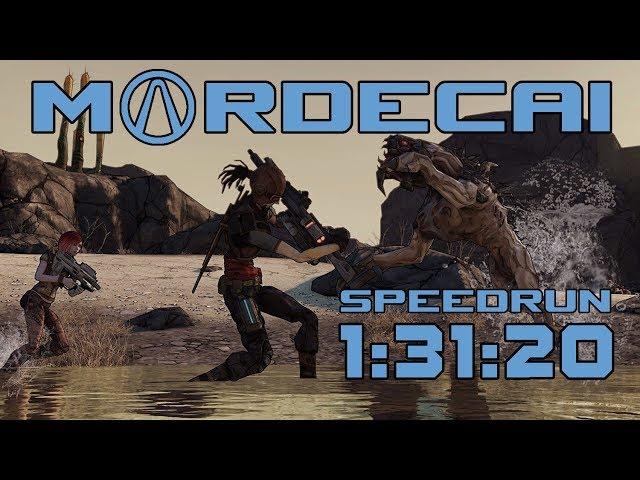 Borderlands Speedrun Mordecai Any% in 1:31:20