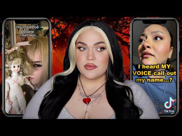 32 PARANORMAL TikToks YOU Tagged Me In (Nightmare Edition)... The Haunted Side of TikTok | Loey Lane