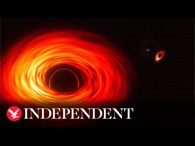 Nasa footage shows how terrifyingly vast black holes are