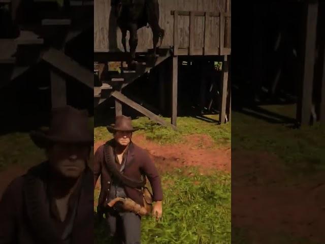 what a cowboy, such a horse #rdr2 #gaming #western #cowboy #horse #fall #jump #funny #shorts