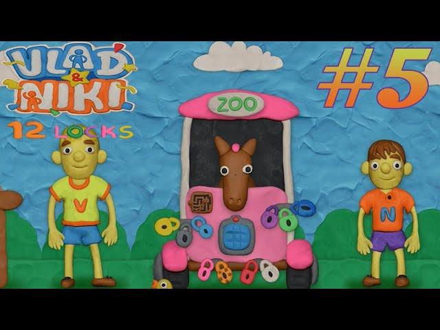 Vlad & Niki 12 Locks: Gameplay Walkthrough Part 5 ! Zoo !