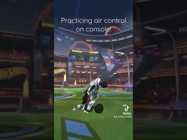 How to practice air roll and air control on console! #rocketleague #rocketleagueclips #rlclips