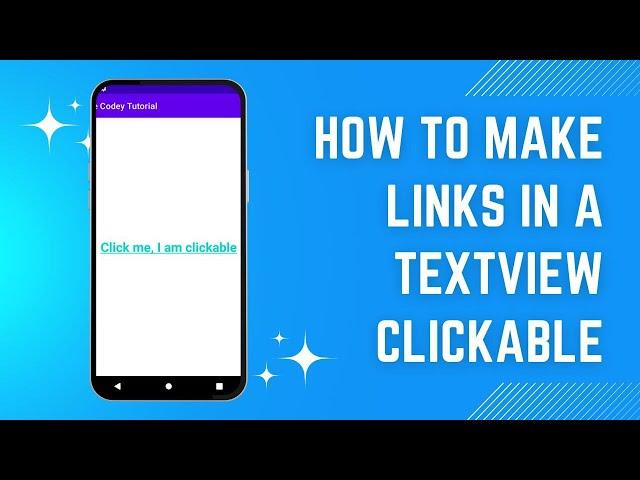 How to make links in a TextView clickable?