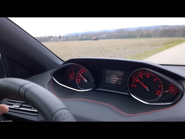 Peugeot 308 SW GT 2.0 BlueHDi 180 S&S Automatik | acceleration