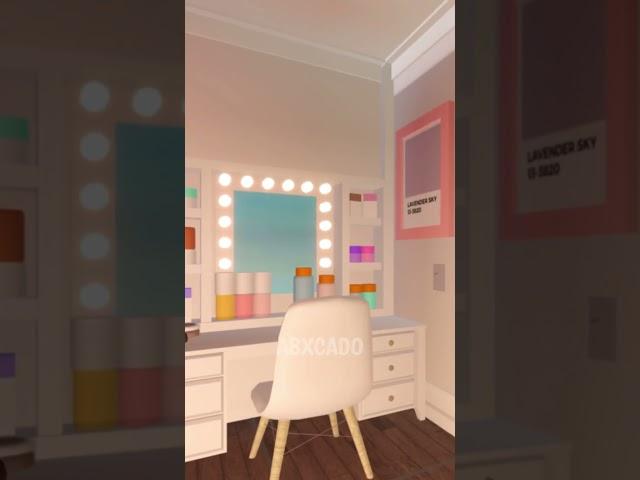 Adding bubble on my vanity 🫧 #shorts #roblox #abxcado #bloxburg