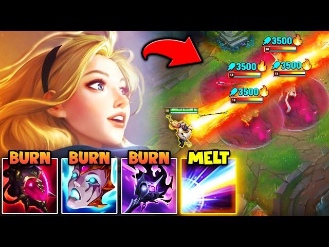 WTF?! I CREATED THE ULTIMATE BURNING LUX LASER (IT APPLIES 4 BURNS AT ONCE)