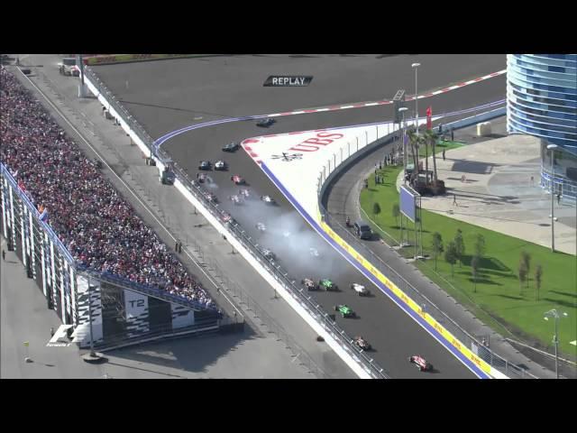 2014 FORMULA 1 RUSSIAN GRAND PRIX - Race Highlights