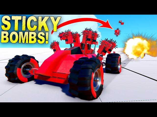 I Covered a Car In Sticky Bomb Launchers!