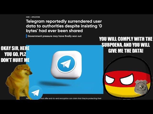 Telegram Hands Over User Data to German Police