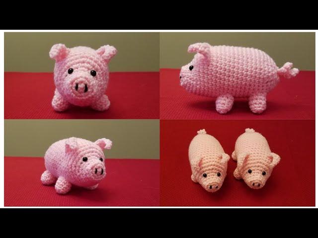 How to crochet a pig