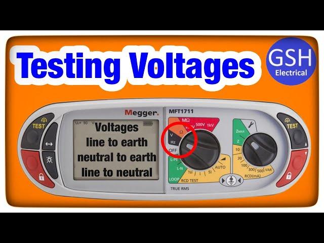 Megger MFT - How to Change the Voltage Settings ️