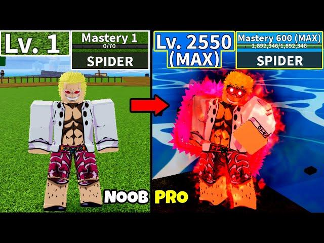 Beating Blox Fruits as Doflamingo! Lvl 0 to Max Lvl Full Human v4 Awakening Noob to Pro Blox Fruits!