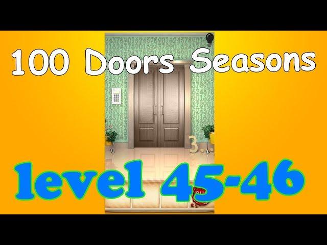 100 Doors Seasons Walkthrough,100 дверей сезоны прохождение level-45-46