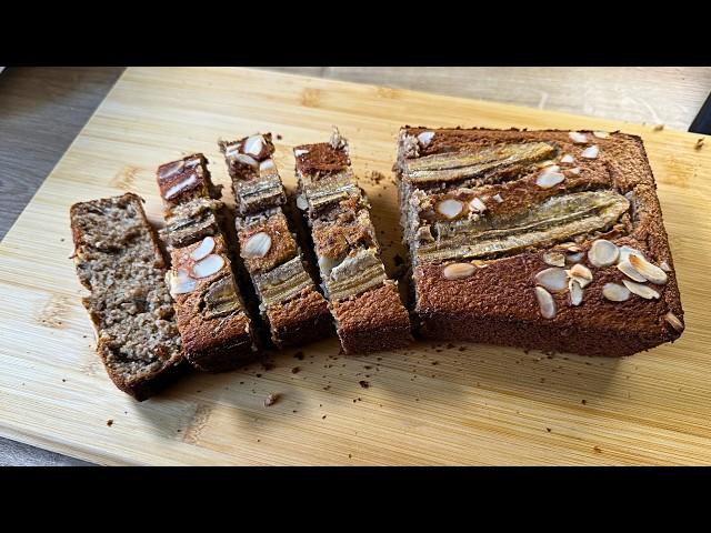 No sugar, no flour, dairy-free healthiest banana bread in the world!