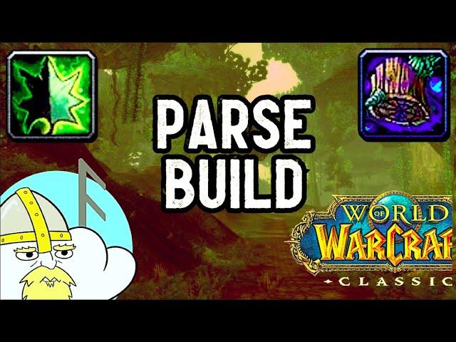 WoW Classic - Druid regrowth healing! Overview, theory; The parse build