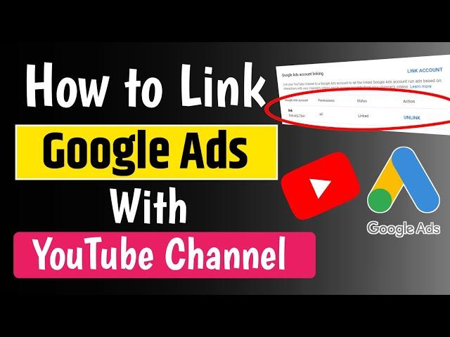 Google Ads Account Linking Youtube 2023 | How To Link Google Ads With Youtube