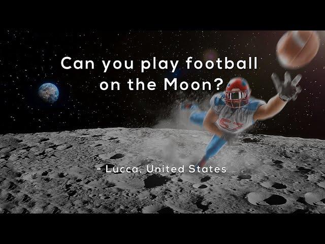 Can you play football on the Moon?